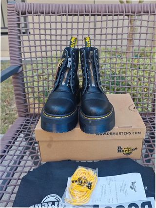 Botas Dr. Martens Cremallera Negra Talla 39