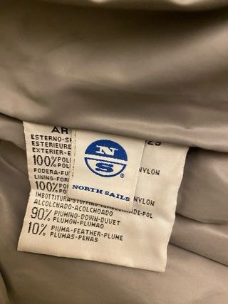 Cazadora plumas  North Sails gris