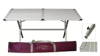Mesa Camping Genius Plegable Aluminio