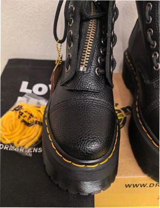 Botas Dr. Martens Cremallera Negra Talla 39