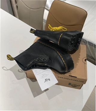 Botas Dr. Martens Cremallera Negra Talla 37