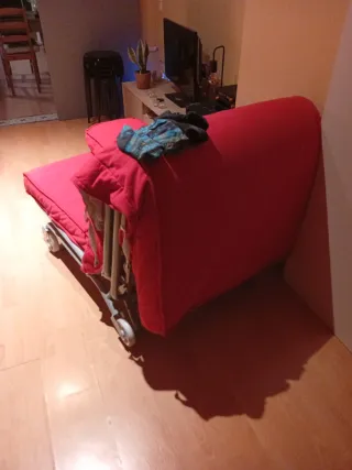 Sillón Cama Ikea Rojo