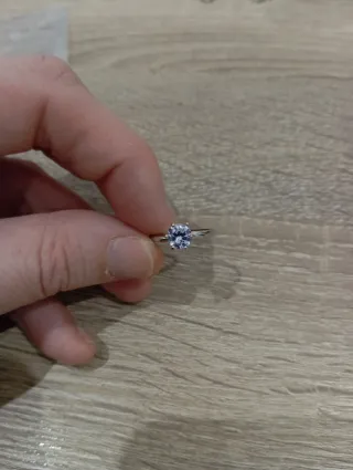 Conjunto de bisutería de Pulsera y Anillo Plateado