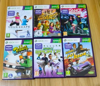 Lote 6 Juegos Xbox 360 Kinect