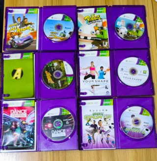 Lote 6 Juegos Xbox 360 Kinect