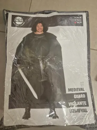 Disfraz Medieval Guardia Talla M