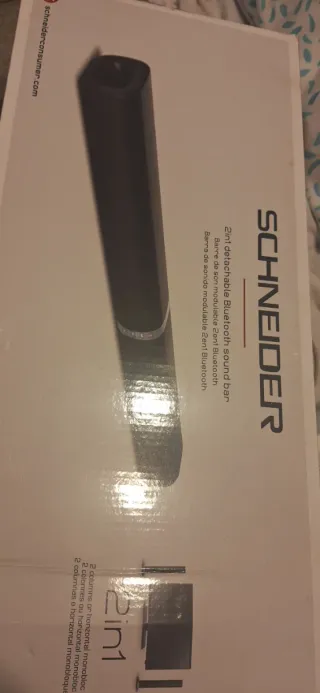 Barra de Sonido Bluetooth Schneider 2 en 1
