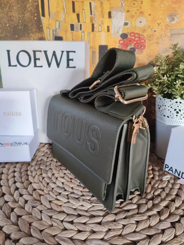 Bolso Tous Verde Militar
