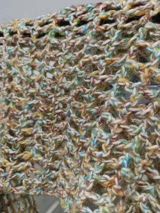 Bufanda de lana multicolor