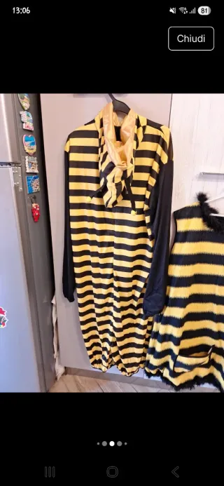 Costume carnevale uomo ape