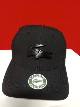 Gorra Lacoste Negra Talla única adulto