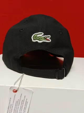 Gorra Lacoste Negra Talla única adulto