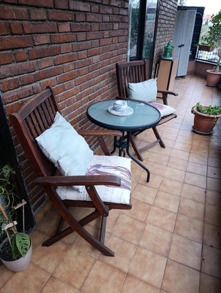 Mesa de terraza redonda