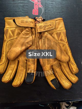 Guanti BSTAR Pelle Gold/Nero Taglia XXL