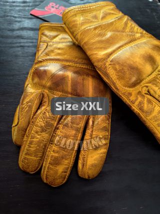 Guanti BSTAR Pelle Gold/Nero Taglia XXL