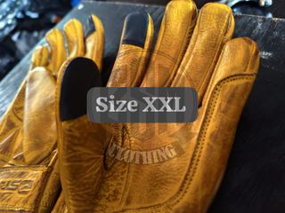 Guanti BSTAR Pelle Gold/Nero Taglia XXL