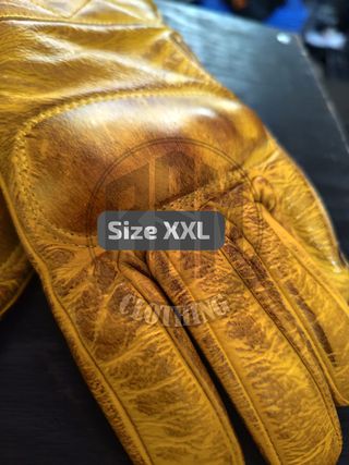 Guanti BSTAR Pelle Gold/Nero Taglia XXL