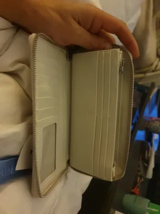 Monedero BIMBA Y LOLA Beige y Azul