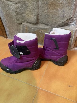 Botas de nieve niña talla 34