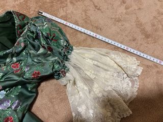 Traje Fallera Verde con Encaje
