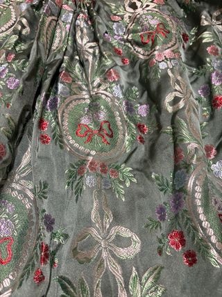 Traje Fallera Verde con Encaje