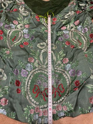 Traje Fallera Verde con Encaje