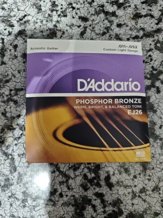 Cuerdas D'Addario EJ26 Phosphor Bronze