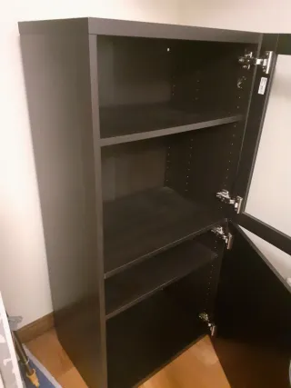 Vitrina Besta Ikea Madera y Cristal