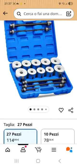 Set Estrattore Silent Block Boccole