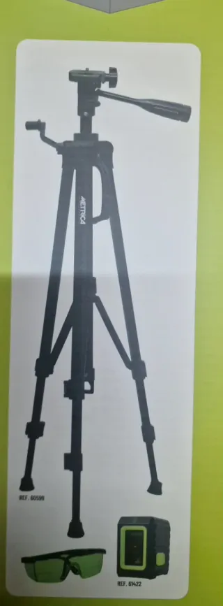 Nivel Láser Metrica 3D Action Verde Professional