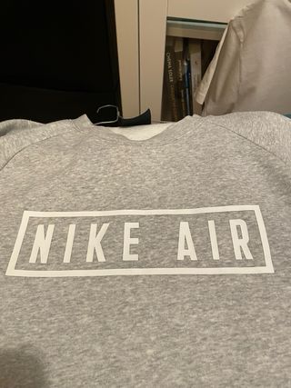 Sudadera Nike Air Gris