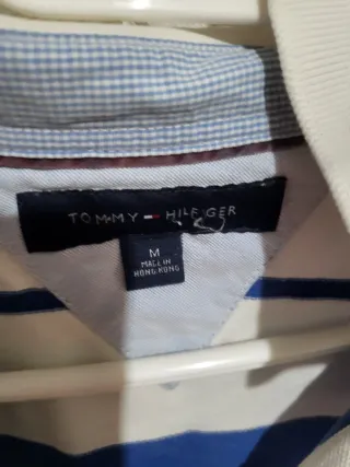 Camisa Polo Tommy Hilfiger Rayas Talla M