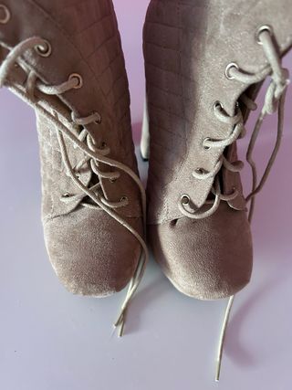 Botines tacón plataforma