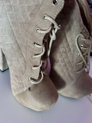 Botines tacón plataforma