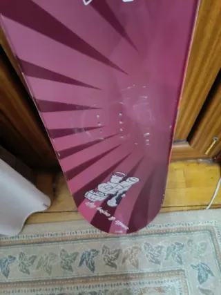 Tabla de Snowboard con Diseño Calavera