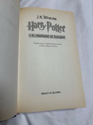 Harry Potter y el Prisionero de Azkaban (Harry ...