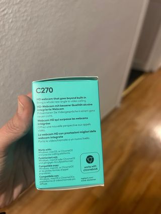 Webcam Logitech C270 HD Negra *NUEVA*