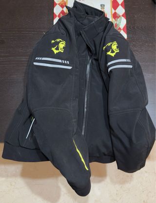 Chaqueta Moto Bela Negra y Amarilla Talla L