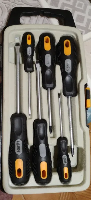 Set 6 destornilladores LAKOT DS566P Semi-nuevo