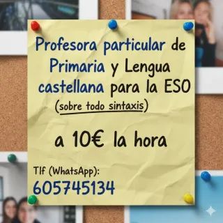 Clases particulares a domicilio