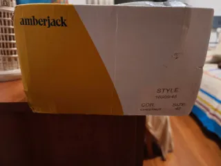 Zapatos mocasines de vestir marrones talla 48