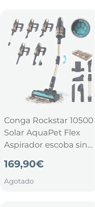 Conga Rockstar 10500 Solar AquaPet Flex