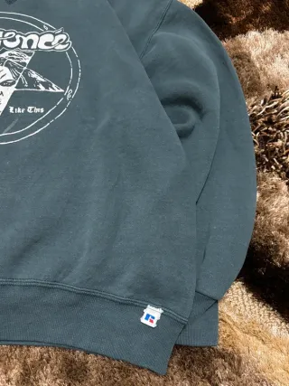 Felpa Russell Athletic Vintage '90 USA Verde