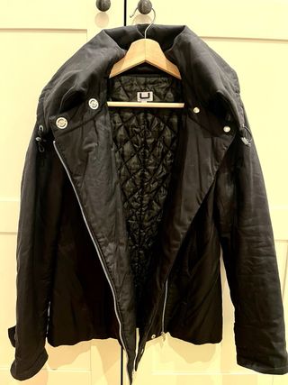 Chamarra Adolfo Dominguez Negra Mujer