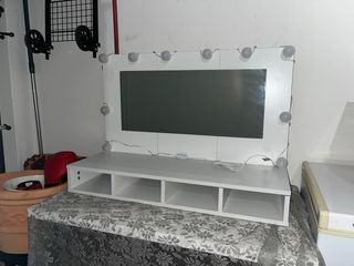 Tocador Maquillaje con Luces LED