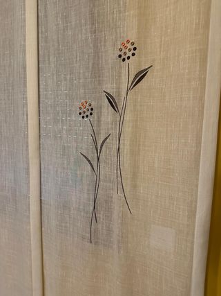 2 Tende a Pannello Giapponese in Tessuto