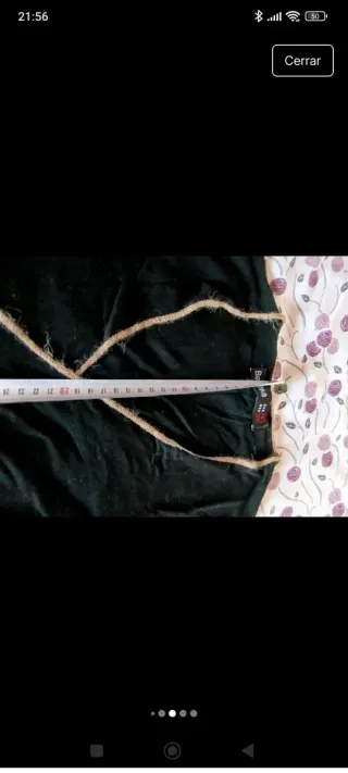 Chaqueta cruzada manga acampanada