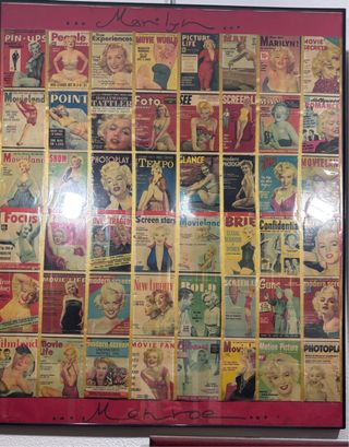 Cuadro Portadas de revistas antiguasMarilyn Monroe