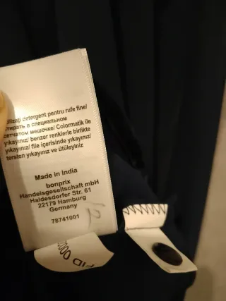 Abito donna blu pizzo