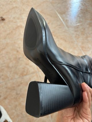 Botas altas negras tacón